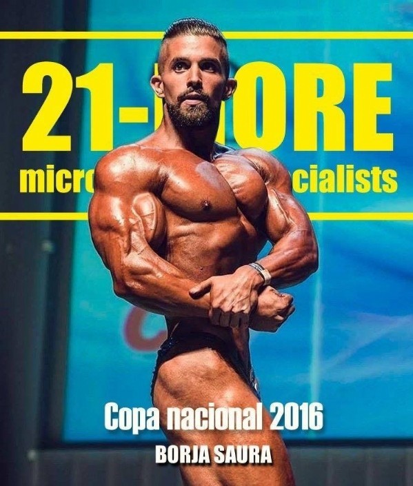 BORJA SAURA, SUBCAMPEÓN DE ESPAÑA DE CULTURISMO SENIOR. Benidorm 29 de mayo