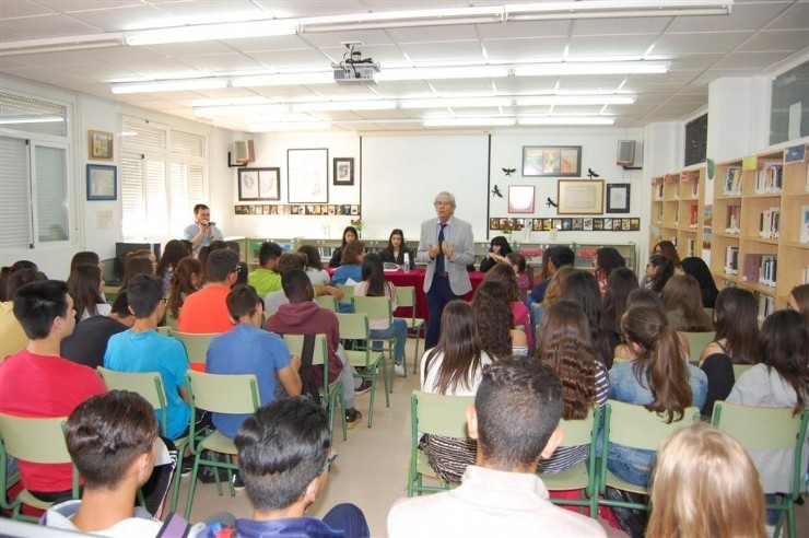 Programa 'Educando en Justicia' IES Felipe II de Mazarrón.  mayo 2016