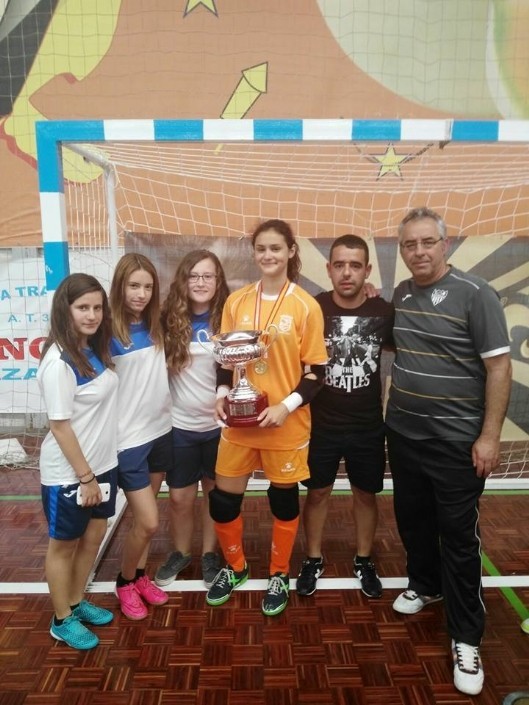 Nerea Fernández se proclama campeona de España en categoría infantil femenina de fútbol sala