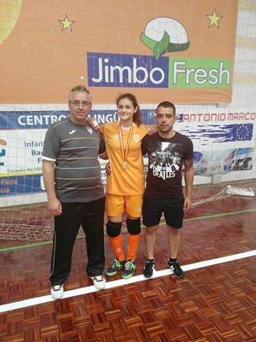 Nerea Fernández se proclama campeona de España en categoría infantil femenina de fútbol sala