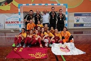 Nerea Fernández se proclama campeona de España en categoría infantil femenina de fútbol sala