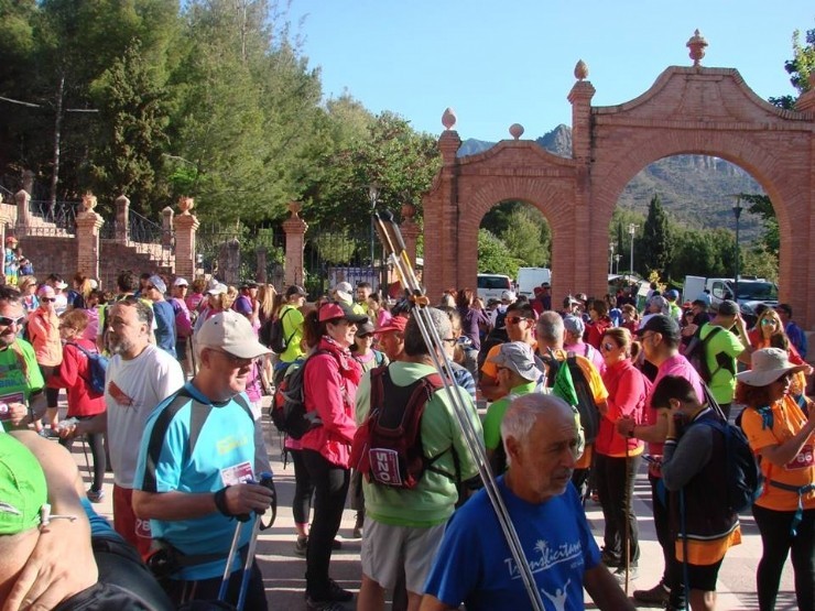 CLUB SENDERISTA AMIGOS DE LA NATURALEZA en el Día regional del senderista. Totana 29 mayo