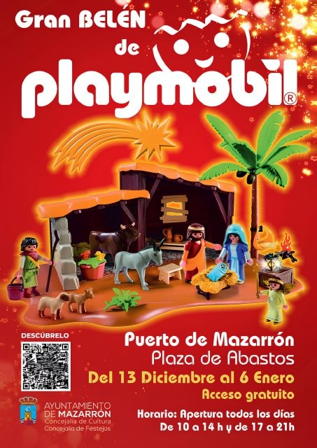 El Gran Belén de Playmobil llega a Puerto de Mazarrón