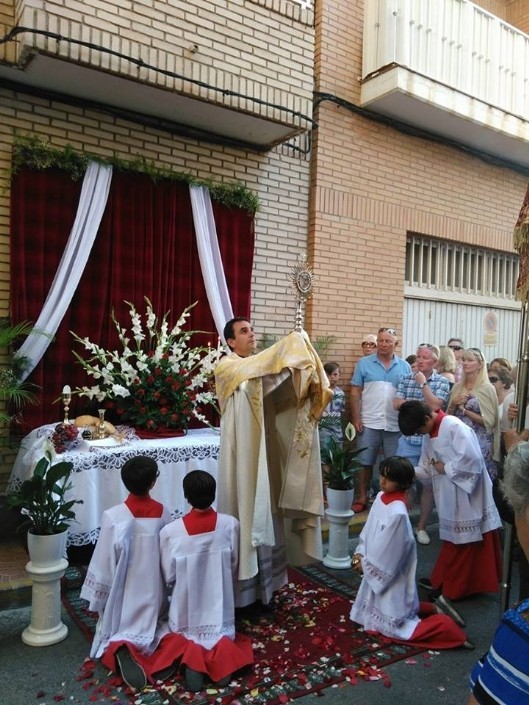 PROCESIÓN CORPUS PUERTO DE MAZARRÓN. 29 mayo.