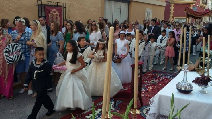 PROCESIÓN CORPUS PUERTO DE MAZARRÓN. 29 mayo.