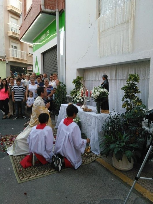 PROCESIÓN CORPUS PUERTO DE MAZARRÓN. 29 mayo.