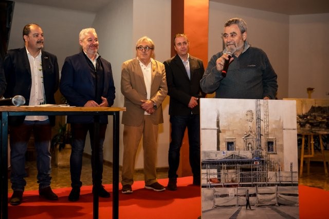 Paco Segovia Aguado se alza con el primer premio del Concurso de pintura al aire libre 'Paisajes de Mazarrón'