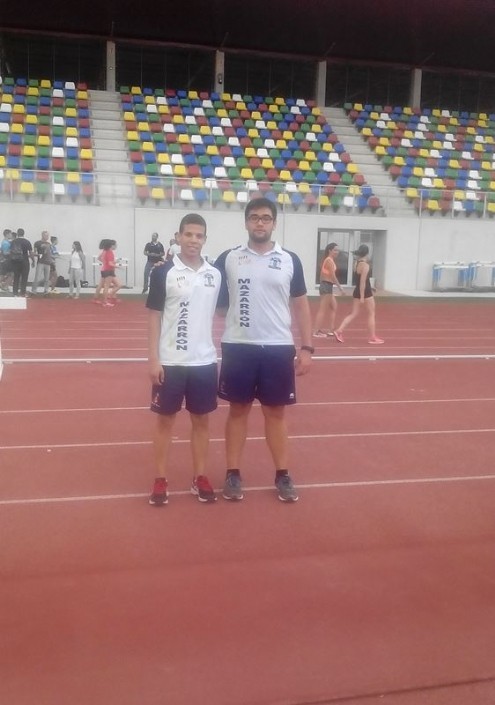 ISMAEL Y JAIME EN EL CAMPEONATO DE ESPAÑA JÚNIOR DE ATLETISMO