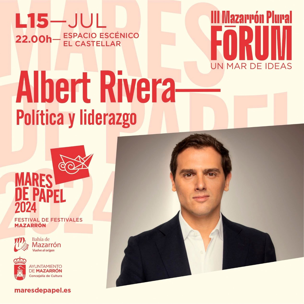 Albert Rivera visita esta noche Mares de Papel