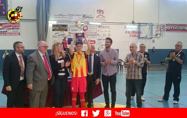 La selección catalana vence en la final a Andalucía y se hace con el Campeonato de España infantil disputado en Mazarrón