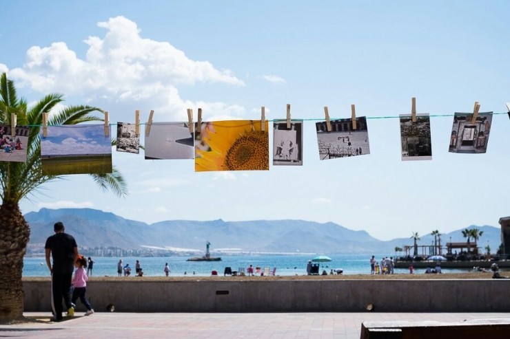 La Asociación fotográfica de Mazarrón F20. 'Tendemos a la Fotografía'. Paseo marítimo. 15 mayo