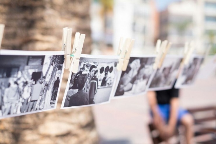 La Asociación fotográfica de Mazarrón F20. 'Tendemos a la Fotografía'. Paseo marítimo. 15 mayo