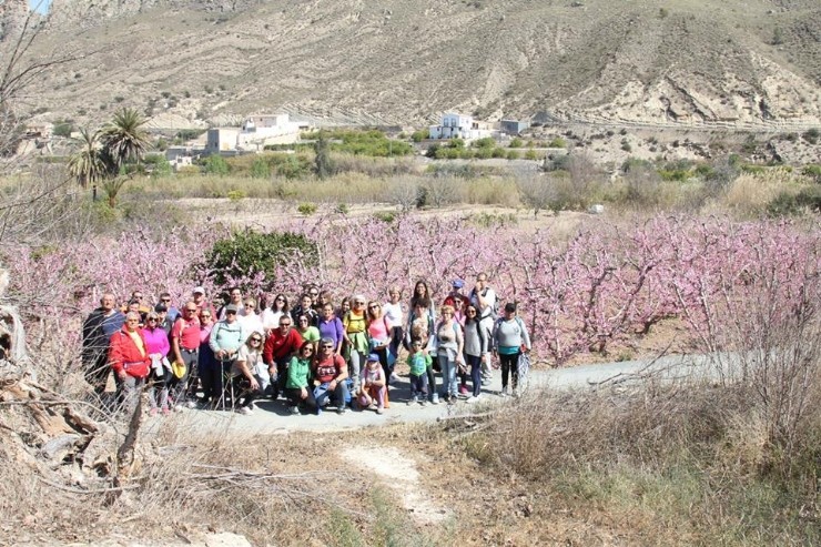 CLUB SENDERISTA AMIGOS DE LA NATURALEZA DE MAZARRÓN EN ABARÁN.