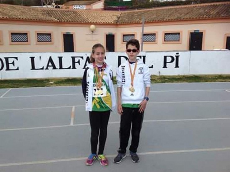 Éxito de Pablo Méndez y Natalia Aznar en el campeonato de España de discapacidad celebrado en Alfaz del Pí