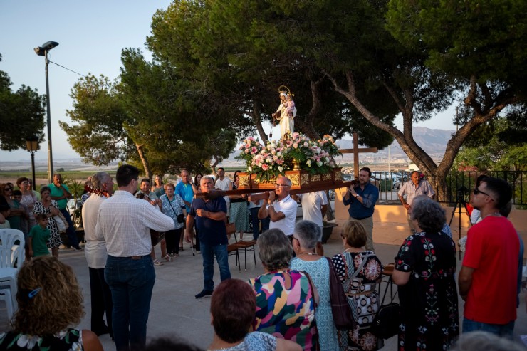 La pedanía de Leiva comienza sus fiestas en honor a la Virgen del Carmen con la Santa Misa 