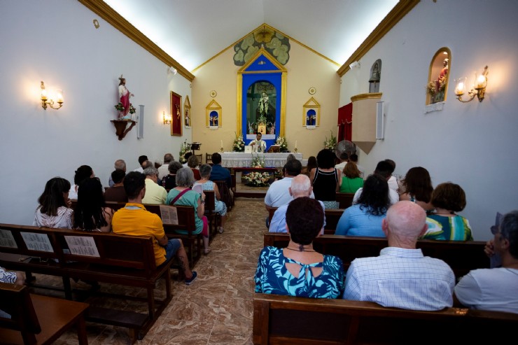 La pedanía de Leiva comienza sus fiestas en honor a la Virgen del Carmen con la Santa Misa 