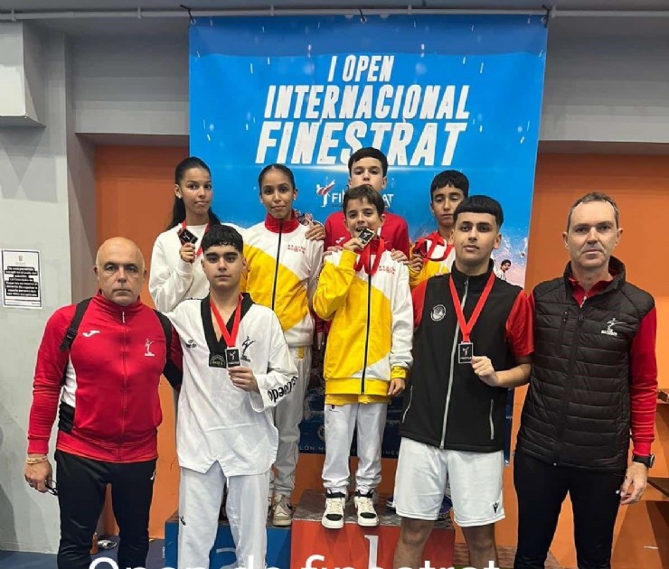 El Club Taekwondo Mazarrón brilla en el I Open Internacional de Finestrat