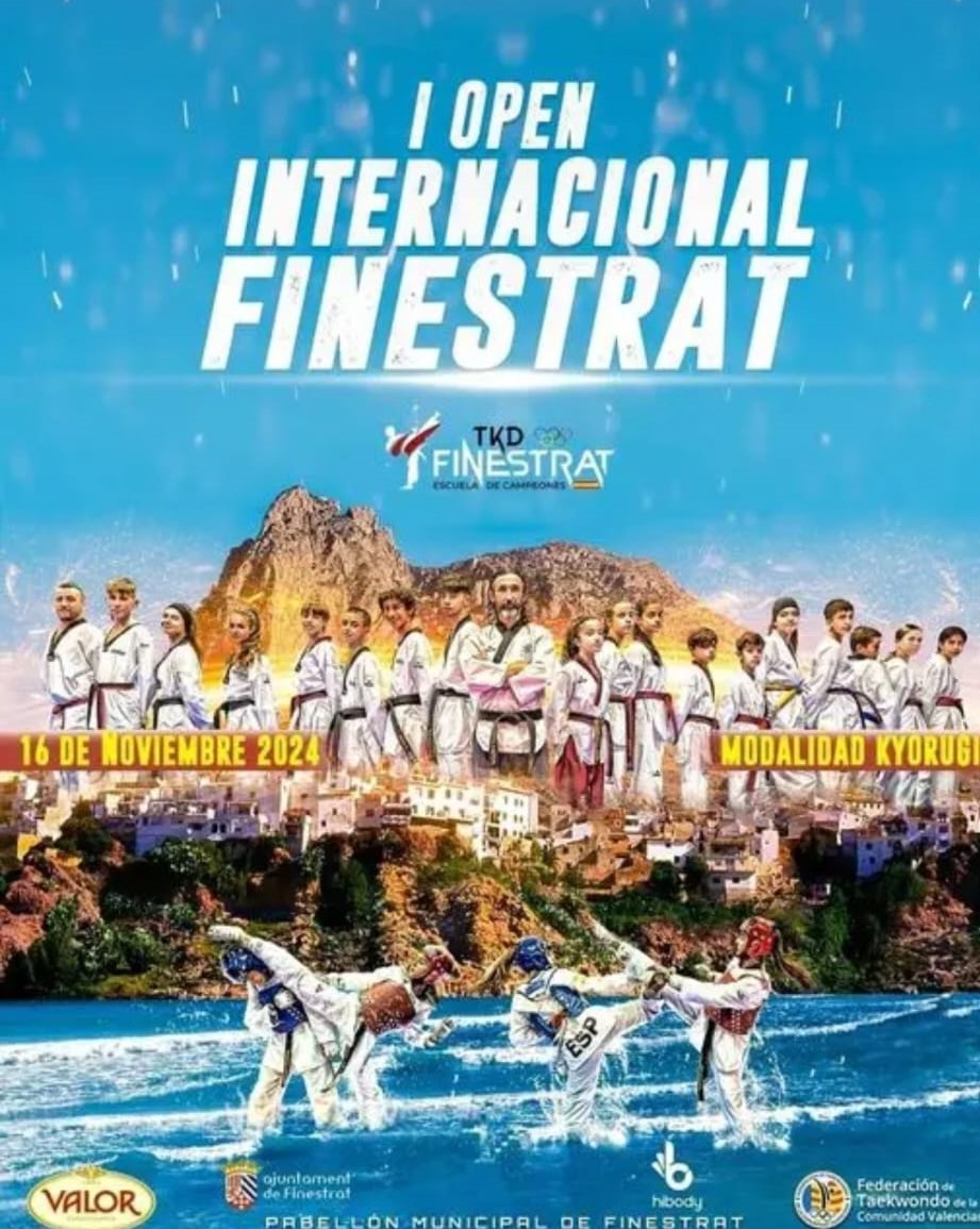 El Club Taekwondo Mazarrón brilla en el I Open Internacional de Finestrat