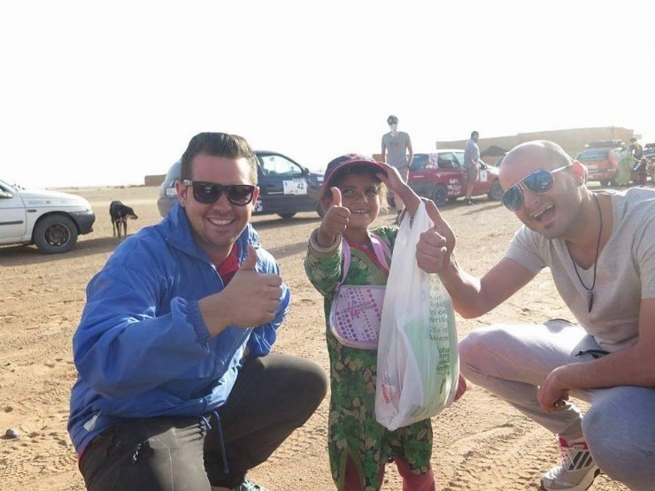 Miguel Ángel López y Fermín López participan en la “Clioraid” por Marruecos 