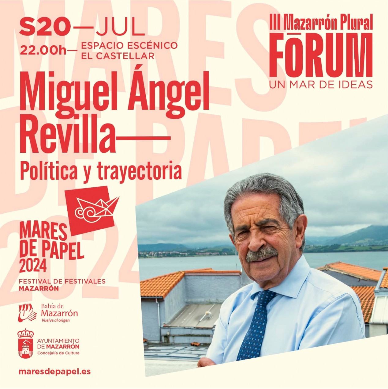 Miguel Ángel Revilla estará esta noche en Mares de Papel