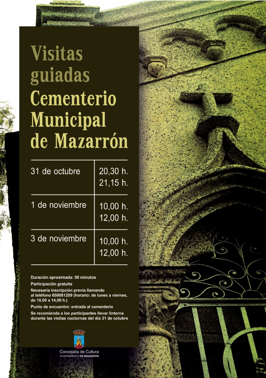 Tres rutas guiadas para conocer el Cementerio Municipal de Mazarrón