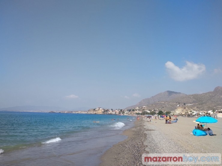 Bandera verde en todas las playas de Mazarrón para este domingo 21 de julio