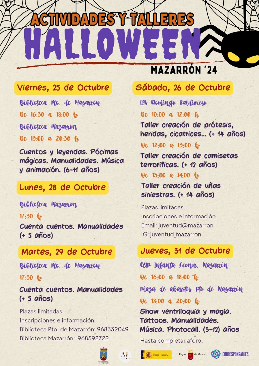 Una completa programación para celebrar Halloween