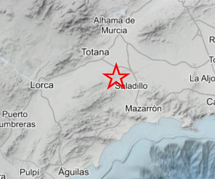 Un terremoto se deja sentir en Mazarrón