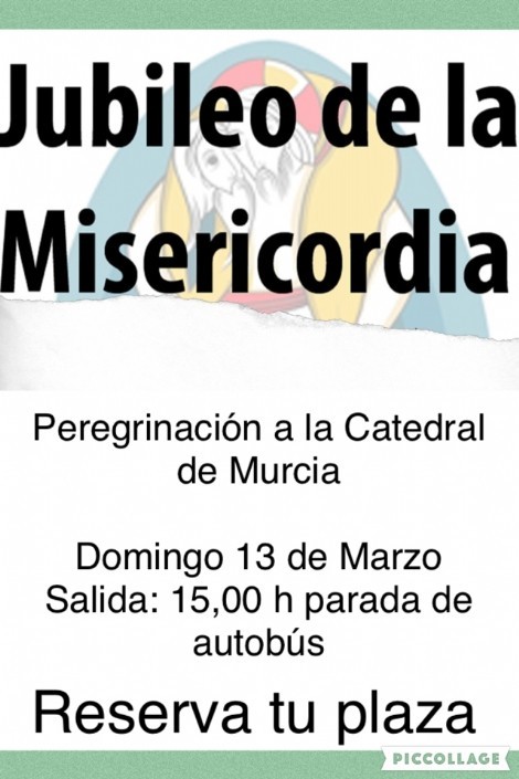 Peregrinación a la S.I. Catedral de Murcia con ocasión del Año Jubilar de la Misericordia 