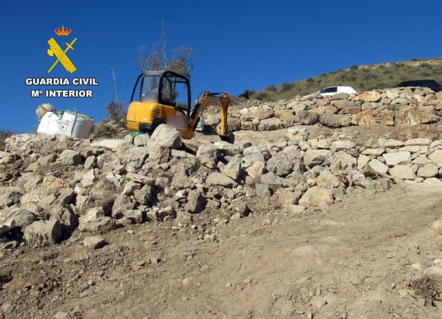 La Guardia Civil investiga a un vecino de Mazarrón por construir en terreno rústico