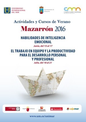 LA UNIVERSIDAD INTERNACIONAL DEL MAR OFERTA DOS CURSOS DE VERANO EN SU SEDE DE MAZARRÓN