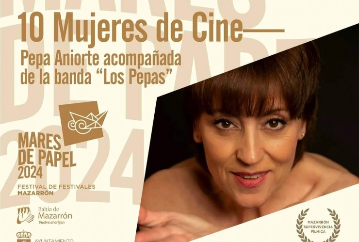 Pepa Aniorte hoy en Mares de Papel con ´10 Mujeres de Cine´