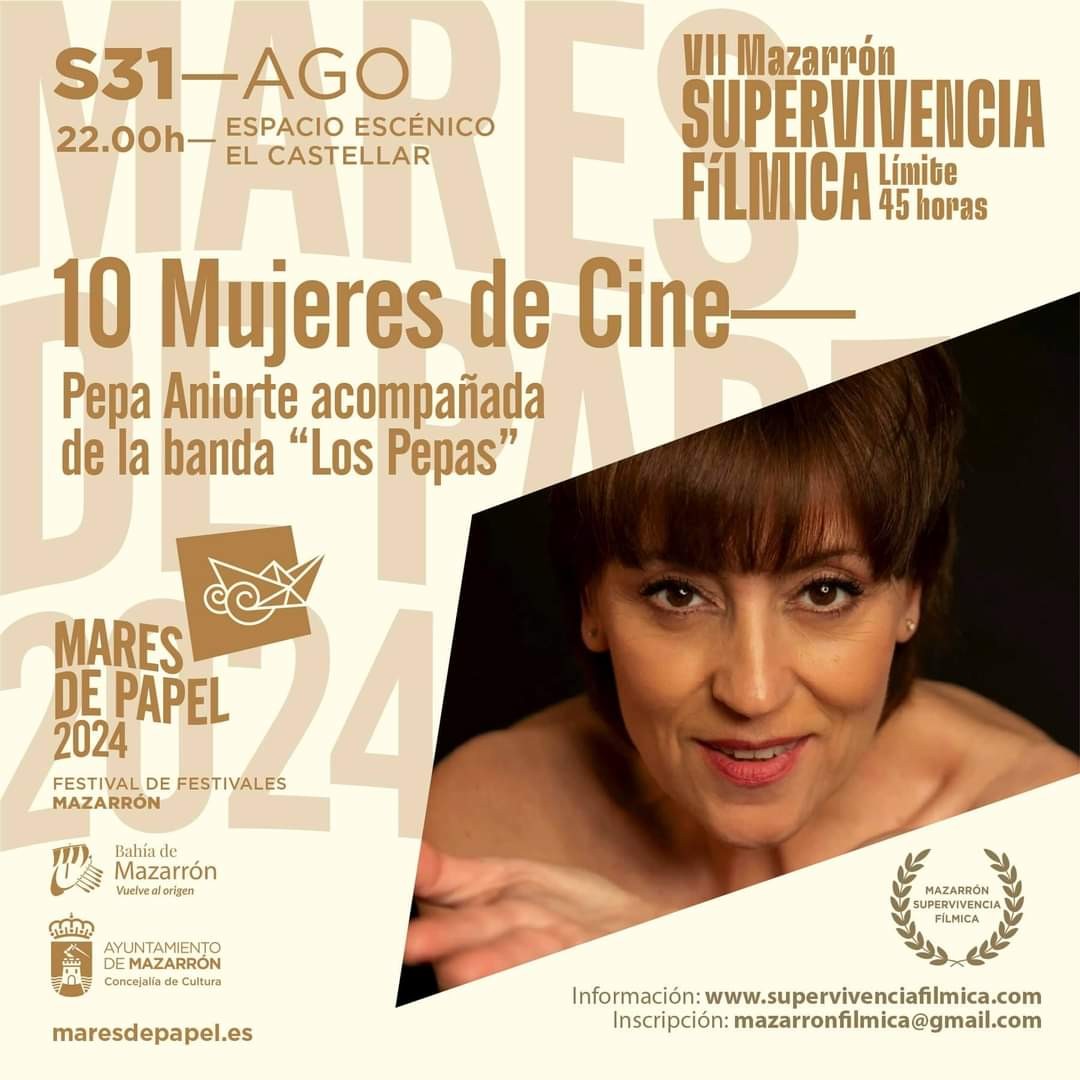 Pepa Aniorte hoy en Mares de Papel con ´10 Mujeres de Cine´