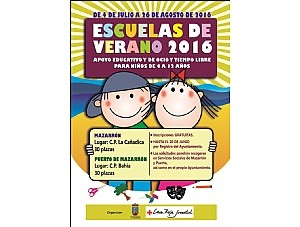 LOS COLEGIOS LA CAÑADICA Y BAHÍA ALBERGARÁN DOS ESCUELAS DE VERANO CON 60 PLAZAS EN TOTAL