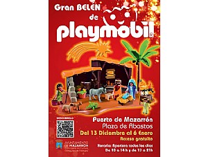 El Gran Belén de Playmobil llega a Puerto de Mazarrón