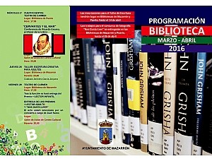 EXPOSICIONES, TALLERES Y ENCUENTROS CON AUTOR EN LA PROGRAMACIÓN DE BIBLIOTECAS PARA EL MES DE ABRIL