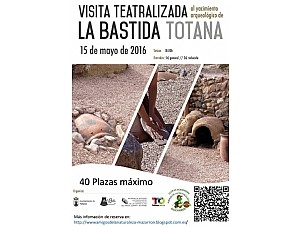 CLUB SENDERISTA AMIGOS DE LA NATURALEZA. Visita teatralizada 'La Bastida', Totana. 15 mayo.