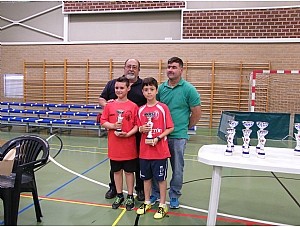 Christian en Benjamín y Juan Francisco en  Alevines, Campeones en el III OPEN AUTONOMICO REGION DE MURCIA.