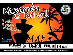 HOY SÁBADO A LAS 19:30 H EN LA PLAYA DEL RIHUETE NUEVA RUTA CON 