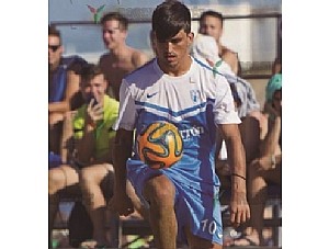 El Jugador del Club Deportivo Bala Azul Beach Soccer, Pedro Jose García convocado por la Selección Nacional Absoluta de Fútbol Playa