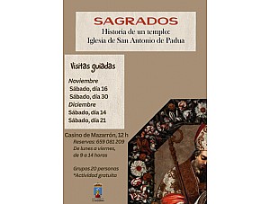 Cultura organiza cuatro visitas guiadas a la exposición ´SAGRADOS, Historia de un templo´