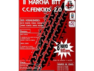 II MARCHA BTT C.C. FENICIOS 2.0, para el próximo 8 de mayo.