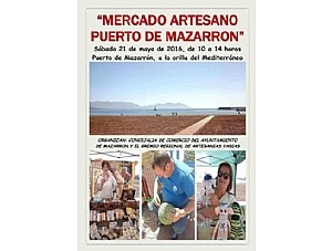 MERCADILLO ARTESANO EN PUERTO DE MAZARRÓN. 21 de mayo