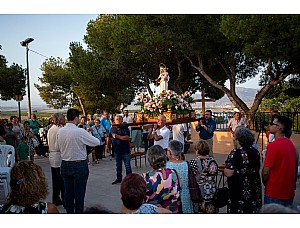 La pedanía de Leiva comienza sus fiestas en honor a la Virgen del Carmen con la Santa Misa 