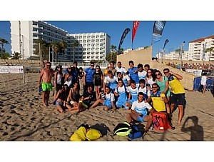 EL CD BALA AZUL BEACH SOCCER FINALISTA DE LA SUPERLIGA EN CADIZ