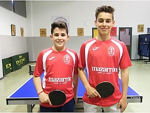 C.D. MAZARRÓN TENIS DE MESA EN LOS CAMPEONATOS DE ESPAÑA DE LA JUVENTUD  