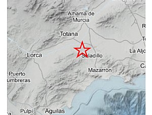 Un terremoto se deja sentir en Mazarrón