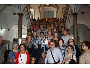 El Centro de Día de Jubilados y Pensionistas de Mazarrón visita el Ayuntamiento de Cehegín.