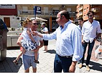 EL PRESIDENTE DE LA COMUNIDAD, PEDRO ANTONIO SÁNCHEZ Y EL CANDIDATO AL CONGRESO FRANCISCO BERNABÉ VISITAN MAZARRÓN - Foto 6