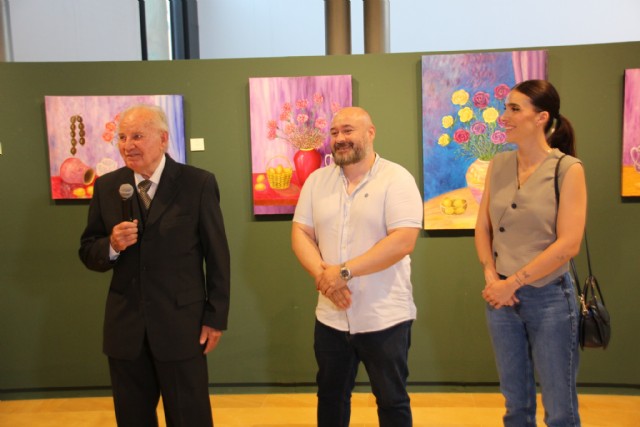 Inauguración de la exposición de pintura y escultura ''El valor de un mundo propio'' del artista alhameño Alfonso Núñez